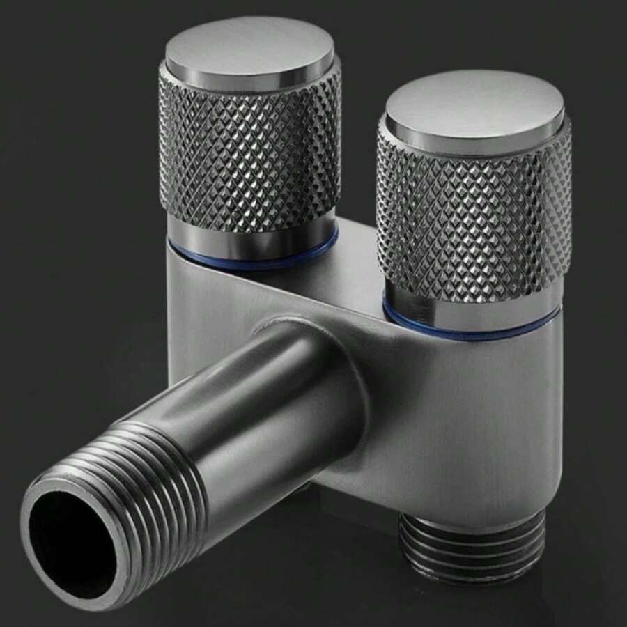 Válvula De Controle Dupla 1 Entrada 2 Saídas Para Máquina De Lavar