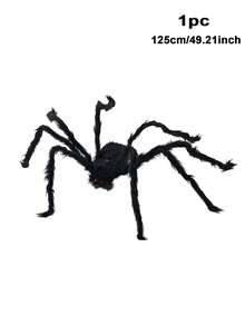 1pc Halloween Decorations Outdoor Spider, Scary Spider Prop Decorations, Halloween Party Decorations Outdoor Garden Party Decorations For Families