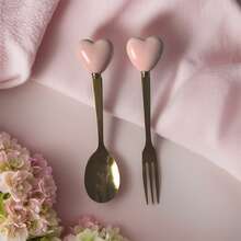 1/2/4/6pcs Luxury Stainless Steel Fork & Spoon Set - Elegant Mini Cutlery With Mirror Polish Finish - Ideal For Afternoon Tea, Weddings, Cafes & Travel - Premium Dinnerware Gifts For Women, Graduations, Mother's Day & Anniversaries - Rust-Resistant