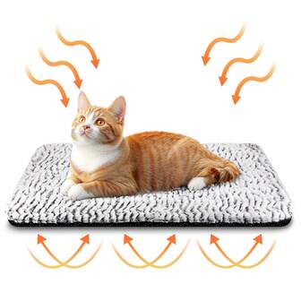 Self Heating Cat Pad Self-Warming Dog Bed Thermal Mat Ultra Warm Pet Mat For Outdoor And Indoor Large Kittens Small Puppy Pets