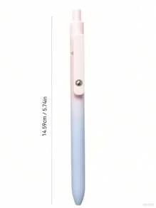 3支装 Startraveler 凝胶笔套装，极光点缀设计，按动式速干黑色墨水笔，0.7mm 细笔尖，优质可爱走珠笔，书写流畅，柔和粉彩色调，握感舒适，适合学校和办公室使用，返校必备