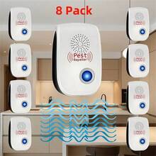 Pest Repeller Ultrasonic Insect Reject Electronic Mouse Rat Mosquito Control ,Effective Indoor Pest Control For Home, Kitchen, Office, Hotel, And Warehouse - Mosquito And Rat Repellent