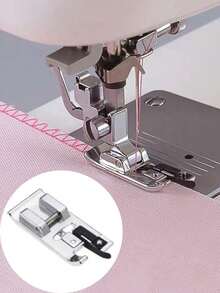 Perfect Edging Presser Foot Set - Fits All Low Shank Sewing Machines Like Janome, Brother, Babylock, Euro-Pro, Simplicity, White, | DIY Handmade Christmas Holiday Gift - Multicolor - View 5