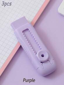 Retractable Push Erasers For Students, Clean, No Residual, Flexible.Suitable For Study, Painting, Office Work. Small And Exquisite, Easy To Carry Back To School, For Middle School Office College Adult Girl And Boy Back To School(Multiple Colors Available),Back To School,School Supplies,School Supplies