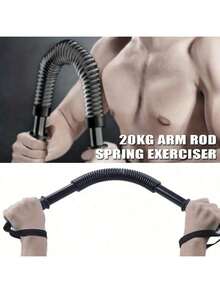 Thanh tập tạ chuyên nghiệp 50kg/40kg/30kg/20kg - Thiết bị tập luyện cho cơ ngực, vai, ngực, bụng, cẳng tay và cánh tay, Máy tập sức mạnh lò xo, Dây kháng lực, Quà tặng cho nam giới - Nhiều màu - Xem 6