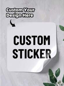 1~108pcs Personalized Labels - Custom Stickers Square Stickers With Any Design Image Logo Text, Waterproof Stickers, Custom Thank You Labels Stickers Unique Ideal Gifts For Her Friends,Son,Daughter,School Students,Workers,Kids School,Home,Office,For Birthdays, School,Home,Halloween,Christmas,Office Decor - White - View 28