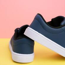 Kit Of 3 Pairs Of Comfortable And  Boys' School Shoes With Non-Slip Sole - Navy Blue - View 3