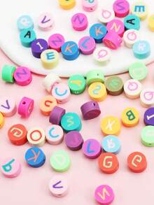 30pcs/set Floral DIY Clay Beads - Multicolor - View 3