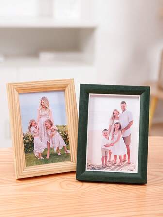 6-Inch Desktop And Wall Photo Frame, Home Decor Photo Frame, Wooden Plastic Composite Frame, Gift For Birthday And Holidays