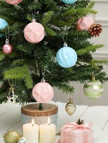 Bộ 44 món đồ trang trí cây thông Noel nhiều màu sắc, đồ trang trí đám cưới, mặt dây chuyền tráng miệng, đồ trang trí lễ hội cho bữa tiệc tại nhà, quà tặng trang trí cho cây, đồ trang trí Giáng sinh, bộ bóng Giáng sinh nhiều màu sắc, đồ trang trí bằng nhựa chống vỡ cho cây, tiệc ngày lễ, trang trí kỷ niệm ngày cưới - Nhiều màu - Xem 6