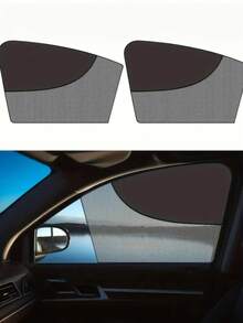 1 tấm che nắng cửa sổ bên xe hơi từ tính - Màn che riêng tư đa năng, chống tia UV và cách nhiệt - Dễ dàng lắp đặt, phù hợp cho trẻ sơ sinh, trẻ em và thú cưng - Giữ cho nội thất xe mát mẻ và thoải mái (Màu đen) - A - Xem 3