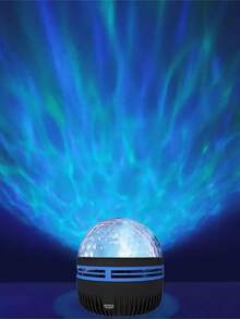 1pc USB Aurora Projection Lamp, Remote Control 7-Color Changing Nightlight, Bedroom Projection Light, Adult Game Room, Home Theater, Room Decor, Valentine's Gift, Camping, Wedding Decoration