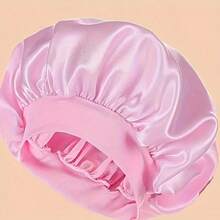 1 Satin Sleeping Cap Loose Elastic Band, Comfortable Fit, 85% Polyester Fiber 15% Elastane, No Fragrance, Daily Hair Care Accessories, Elegant Sleeping Cap | Satin Texture