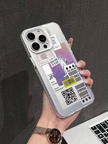 Statue Of Liberty Pattern Phone Case, Personalized Protective Cover Compatible With Iphone 16 Pro Max, 15, 14 Plus, 13, 12, 11 - Silver White Frame - View 4