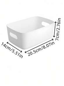 1 件大容量抽屉收纳盒，多用途收纳篮，适用于家庭、化妆品、袜子、内衣 - 彩色 - 查看 8