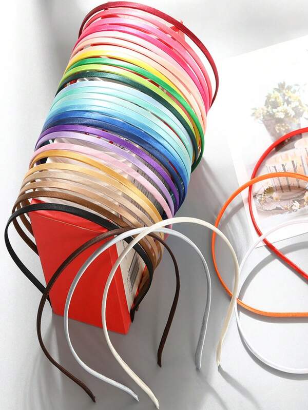 2025 Haarband DIY Boden Embryo, Metall Stoff Haarband Regenbogen Handgemacht DIY Accessoires Boden Reifen, Feiertags Zubehör, Weihnachten, Halloween, Ostern, Feiertags Requisiten, Tägliche Handarbeit, Eltern-Kind-Aktivitäten, hilft die Fantasie zu fördern, verdrehen und winden Sie den Haarband Boden Embryo.