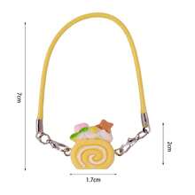 Doll Outfit Set: Denim Overalls, Bucket Hat, Bag Charm, Shoes For Labubu (Doll Not Included) - Multicolor - View 8