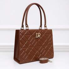 Women's Medium Modern Crossbody Shoulder Bag Spacious Interior Pocket Premium Quality Immediate Shipping - Camel - View 2
