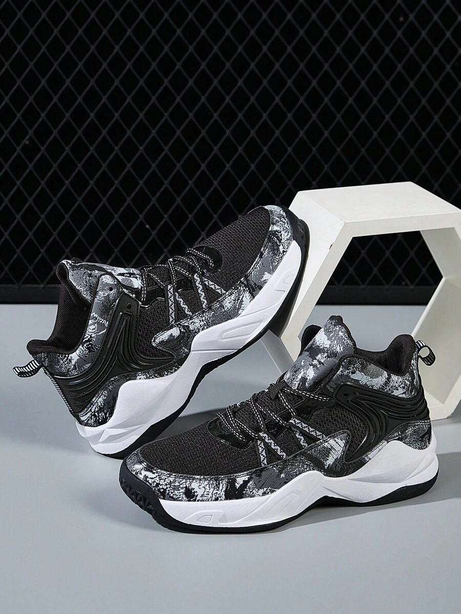 Zapatillas deportivas/de baloncesto para mujer, de malla transpirable, ligeras y de suela blanda