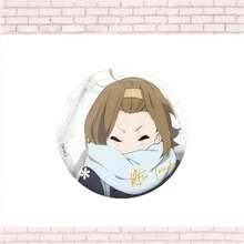 1PC Lighthearted Girls Sweet Series Character Badge Barking Around 58mm Character Graphic Badge Funny Graphic Pin Badge, Button Brooch, Suitable For Hanging On Clothes, Bags, Backpacks, Fun Gift For Classmates, Friends And Family! - Multicolor - View 10