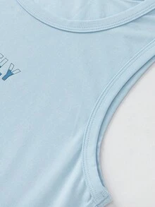 Balabala Kids Tank Top Set 2 Packs Summer Sleeveless Pajama Unisex