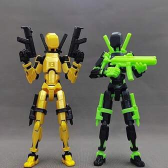 13 Bambola fortunata articolata stampata in 3D, figurina antistress di terza generazione con corpo completo fai-da-te