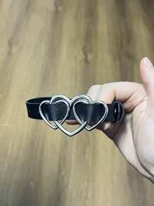 1 件银色 O 型环皮革女士手链，黑色皮革 O 型环腕带，腕口，送给女朋友的礼物 - 彩色 - 查看 8