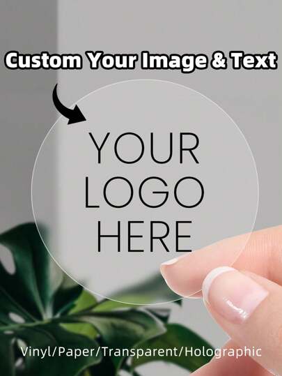 240pcs Personalized Labels - Custom Stickers With Any Text, Image, Custom Thank You Labels Stickers, Seal, No-Iron, Ornamental, Colorful Custom, Unique Ideal Gifts For Him, Her, Family, Friends, School Students, For Anniversaries, For Youth's Day, For Birthdays, School, Home, Halloween, Christmas, Xmas Decoration, Multi-Functional, , Ornamental, Autumn Home Refresh