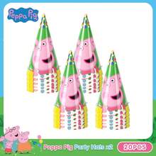 Hasbro 官方授权 156 件小猪佩奇餐具和气球套装盘子杯子餐巾气球礼品袋派对帽横幅桌布五彩纸屑贴纸粉色主题生日装饰用品