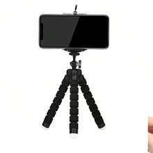 章鱼造型手机直播三脚架 户外拍摄自拍迷你摄影海绵章鱼三脚架 - 彩色 - 查看 11