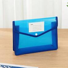 5 pastas de arquivo A4 reutilizáveis, à prova d'água e resistentes a manchas, com botão de pressão 3D, organizadores de documentos expansíveis com fecho de pressão para escritório, documentos escolares, etc.