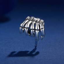 WOSTU Brățară originală WOSTU cu mărgele din argint 925, stil european și american întunecat, mărgele DIY pentru sărbători, accesorii cu mărgele vrac, bijuterii cadou pentru femei