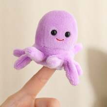 1pc Cute Cartoon Ocean Animal Finger Puppet Plush Doll, Shark, Orca, Storytelling Hand Puppet, Bird Finger Puppet (Parrot, Peacock, Eagle), Educational Doll, Birthday/Christmas Gift - Multicolor - View 21