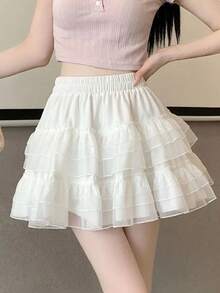 Women Skirts - White - View 1
