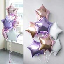 18" ,10" Star Balloons Foil Balloons Mylar Balloon For Birthdays Christmas, Halloween, New Year's Day,Baby Shower, Gender Reveal, Wedding, Magical Prom, Engagement Party Decoration