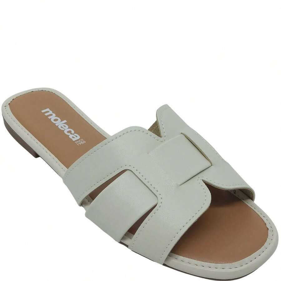 Moleca Women's Napa Turim Flip Flops With Soft Touch Beach - White Off - View 1