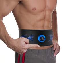 1pc Muscle Fitness Belt With Display, 200mAh, Fitness Abdominal Belt, Abdominal Trainer, Smart Abdominal Patch Fitness Device, Slouchy Fitness Belt Fitness Equipment, Smart Massage Patch Abdominal Massage Device - Multicolor - View 5