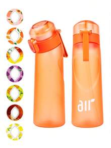 1PC Flavored Water Bottle, Bottle Starter Set, Drinking Bottle With One Random Flavoured Pods Suitable For Gyms, Schools, Flavored Water Bottle