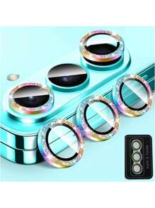 1 Protector pentru lentilă cameră compatibil cu Galaxy Z Fold7/Galaxy Z Flip7, anti-zgârieturi, înaltă definiție, sticlă securizată ultra-subțire 9H, ramă din aluminiu, cu localizator de instalare, instalare ușoară, lentilă metalică, pernă de protecție pentru lentila camerei, negru strălucitor, argintiu strălucitor, multicolor strălucitor, roz strălucitor, compatibil cu Galaxy Z Fold6/Galaxy Z Flip 6/Galaxy Z Fold 5, aplicabil pentru utilizare zilnică, birou, husă pentru cameră telefonică de acasă, impermeabilă, rezistentă la șocuri, anti-cădere, rezistentă la zgârieturi.