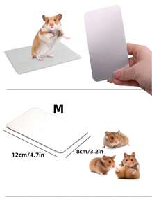 Płyta aluminiowa chłodząca na lato dla zwierząt, odświeżająca i wygodna, lodowato-chłodna, szybkie rozpraszanie ciepła, odpowiednia dla chomików, królików, psów, kotów, chłodząca mata do łóżka, akcesoria do maty chłodzącej na lato do klatki dla zwierząt