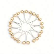 2pcs/Set Fashion Pearl Scarf Clips, Alloy Scarf Clips For Women