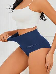 FINETOO 4 pezzi Mutandine modellanti in vita alta senza cuciture per donna, shapewear taglie S-XXXL