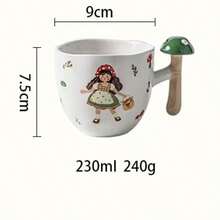 创意蔬菜手柄杯，可爱卡通握手杯，可爱陶瓷杯，精美家用马克杯，牛奶杯，早餐杯，咖啡杯返校 - 多選 - 查看 12