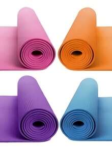 Colchoneta de yoga colores surtidos entrenamiento cadera estiramiento piernas tapete ejercicios deporte fitness antideslizante yoga pilates accesorios gimnasio - verde menta - Ver 4