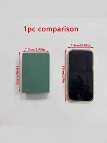 2/4 块干湿两用人造花泥可用于鲜花或人造花的布置。它是花店用于婚礼、生日和家居装饰的花泥。也适用于情人节、母亲节、感恩节和复活节的装饰。可作为礼物赠送。花园装饰、户外植物、园艺、假花 - 綠色 - 查看 2