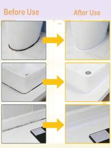 شريط سيلكون لاصق مانع للتسرب للمطبخ/الحمام/المرحاض/وصلات البلاط والزوايا، شريط سيلكون لاصق مقاوم للماء ومقاوم للعفن ومقاوم للزيت للمرحاض، ملصق وصلة لاصق ذاتي، شريط منع التسرب مقاوم للرطوبة، مناسب للمطبخ والحمام والحوض والزوايا والمرحاض
