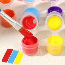 3ml 丙烯颜料套装，石膏风筝，12 色一体式颜料，儿童 DIY 绘画，涂鸦艺术绘画生日礼物 - 圣诞礼物 - 万圣节礼物 - 完美礼物 - 礼物