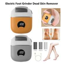 Elektrischer Fußschleifer Fußexfoliator IPX6 wasserdicht Fußfeile mit digitaler Anzeige Entferner für trockene, abgestorbene, rissige und harte Haut 500mAh