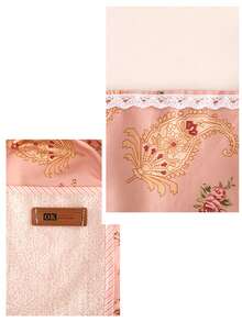 1pc Customized Printed Stylish Apron, Women's Elegant Customized Printed Apron, Waterproof And Stain Resistant, Apron Cute Lace Skirt Apron,Black Stain Resistant Apron,Sleeveless Apron,For Home, Kitchen - Multicolor - View 6