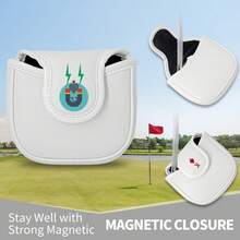 扑克牌 JQK 高尔夫球杆推杆套 高尔夫球杆头套 高尔夫球杆配件 高尔夫用品 限量版 - 白色 - 查看 5